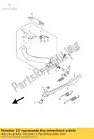 4312022H00, Suzuki, Arm comp,brake suzuki vlr intruder c1800 r ru2 touring rt vlr1800r c1800r vlr1800 1800 , New