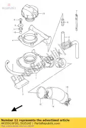 Here you can order the cushion,fuel ta from Suzuki, with part number 4455910F00: