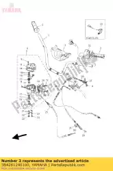 Aquí puede pedir protector, manillar de Yamaha , con el número de pieza 3B4261240100: