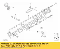 32737716115, BMW, câble d'accélérateur bmw  650 2008 2009 2010 2011 2012, Nouveau