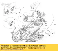 B045069, Piaggio Group, kit di blocco aprilia  caponord zd4vk000, zd4vka, zd4vk001, zd4vka01 zd4vkb000, zd4vkb001, zd4vkb003, zd4vkb00x, zd4vkb009 zd4vku00 1200 2013 2014 2015 2016 2017, Nuovo