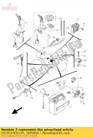 5VLH19400100, Yamaha, relais de démarrage assy yamaha  xt yb ybr 125 2005 2006 2007 2008 2009 2010 2012 2014 2017 2018 2019 2020 2021, Nouveau