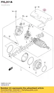 Suzuki 3121041F00 capa começando - Lado inferior