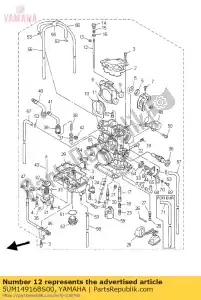 yamaha 5UM14916BS00 naald- - Onderkant