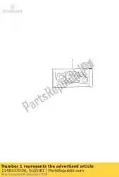 Here you can order the gasket,magneto from Suzuki, with part number 1148337D00: