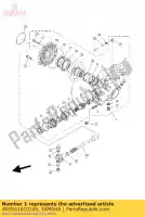 4XEG61010100, Yamaha, caja de engranajes del eje trasero yamaha yfm 250 2001 2002 2003 2004 2005 2006 2007 2008, Nuevo