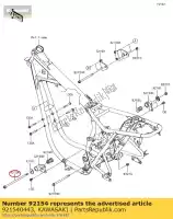 921540443, Kawasaki, perno, 10x230 ej800abf kawasaki  w 800 2011 2012 2013 2014 2016 2018, Nuevo