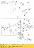 75041177144, KTM, aps sensor cpl. 2010 ktm duke enduro smc 690 2010 2011 2012 2013, Novo