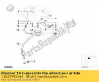 13537795244, BMW, Collier de serrage bmw  c1  125 200 650 1200 1999 2000 2001 2002 2003 2004 2005 2006 2007 2008 2009 2010 2011 2012 2013 2014 2015 2016, Nouveau