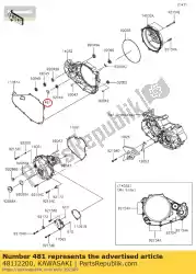 Ici, vous pouvez commander le circlip kaf450-b1 auprès de Kawasaki , avec le numéro de pièce 481J2200: