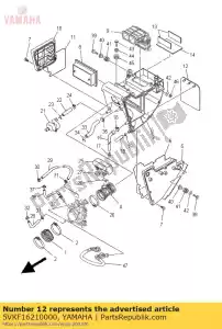 yamaha 5VKF16210000 solapa - Lado inferior