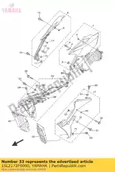 Aqui você pode pedir o painel 2 em Yamaha , com o número da peça 1SL2172F0000: