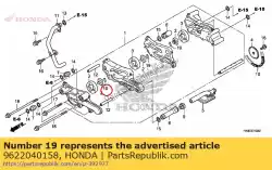 Aquí puede pedir rodillo, 4x15. 8 de Honda , con el número de pieza 9622040158: