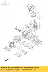 Qui puoi ordinare metallo, contrappeso da Yamaha , con numero parte 2CR114130000: