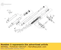 864882, Piaggio Group, manica aprilia derbi gilera  rx rx 50 rx sx senda senda drd sm senda r smt racing sx terra terra adventure e terra e zd4pvl, zd4pvg zd4swa00, zd4pvg01 zdpabb00 50 125 2003 2004 2005 2006 2007 2008 2010 2011 2012 2014 2016 2017, Nuovo