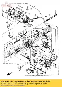 yamaha 3GM141071000 ensemble de soupape à pointeau - La partie au fond