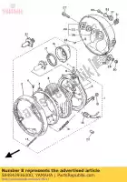 584843936000, Yamaha, amortecedor, anel de montagem 2 yamaha srx sr 600 500, Novo