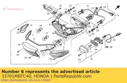 Ici, vous pouvez commander le base comp., rr.combinati auprès de Honda , avec le numéro de pièce 33701MBTC40: