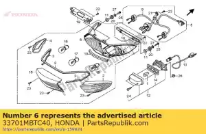 Honda 33701MBTC40 base comp., rr. combinati - Il fondo