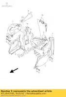 4713041F00, Suzuki, couverture comp, côté suzuki vl 800 2001 2002 2003 2004 2005 2006 2007 2008, Nouveau