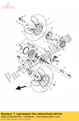 Aqui você pode pedir o roda traseira comp. Em Yamaha , com o número da peça 4BD2539000MA:
