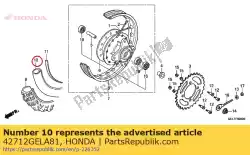 Ici, vous pouvez commander le aucune description disponible pour le moment auprès de Honda , avec le numéro de pièce 42712GELA81: