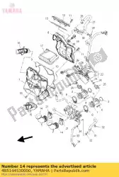 gewricht, luchtfilter 1 van Yamaha, met onderdeel nummer 4B5144530000, bestel je hier online: