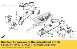 Aquí puede pedir resonador, l. Ducto de aire de Honda , con el número de pieza 64345MKFD40: