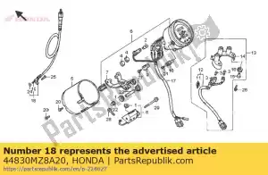 honda 44830MZ8A20 cable assy., speedometer - Bottom side