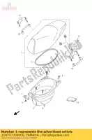 2DKF47300000, Yamaha, doppio sedile yamaha yn 50 2013, Nuovo