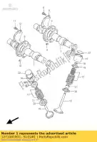 1271001831, Suzuki, jeu d'arbres à cames, en suzuki gs 500 2001 2002 2003 2004 2005 2006 2007, Nouveau