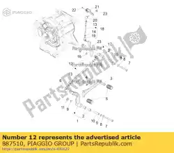 Aquí puede pedir conjunto de barra de acoplamiento de Piaggio Group , con el número de pieza 887510: