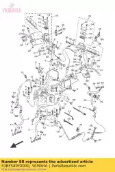 bout, hendel van Yamaha, met onderdeel nummer 53BF589F0000, bestel je hier online: