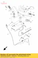 5WWF63120000, Yamaha, wire throttle 2 yamaha cw 50 2005 2006 2007 2008 2009 2010 2011, New