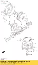 Aqui você pode pedir o engrenagem, bomba de óleo d em Suzuki , com o número da peça 1633126F00: