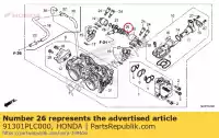 91301PLC000, Honda, oring, 7.47x3.6 honda  cb cbf cbr fes fjs gl nps pes sh st vfr vtr 50 125 150 250 400 500 600 650 900 1000 1100 1200 1300 1800 2001 2002 2003 2004 2005 2006 2007 2008 2009 2010 2011 2012 2013 2017 2018 2019 2020 2021, New