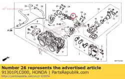 Qui puoi ordinare oring, 7. 47x3. 6 da Honda , con numero parte 91301PLC000:
