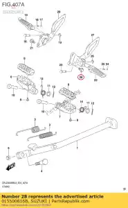 suzuki 015500816B parafuso - Lado inferior