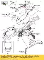 391561936, Kawasaki, pad, windscherm zg1400eff kawasaki  tr 1400 2015 2016 2017, Nieuw