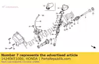 14240KE1000, Honda, arm comp., herp honda mtx  rw mtx200rw 200 , Nieuw