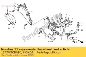 Honda 18370MCB610 pipe, fr. ex. - Il fondo