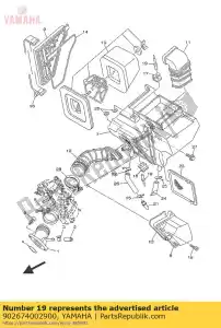 yamaha 902674002900 rivet, blind - Bottom side