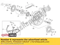 AP8125645, Piaggio Group, Espaciador de rueda trasera aprilia  rotax 122 rs 125 1992 1993 1994 1995 1996 1997 1998 1999 2000 2001 2002 2003 2004 2005 2006 2007 2008 2009 2010, Nuevo