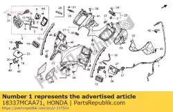 Here you can order the cable comp., ex. Pipe protector adjusting from Honda, with part number 18337MCAA71: