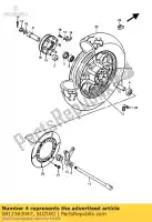 0812363047, Suzuki, kogellager nachi suzuki gv 1400 1986 1987 1988, Nuovo