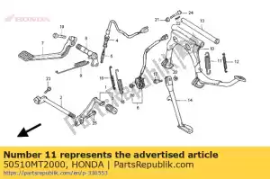 Honda 50510MT2000 wiosna, podstawa g?ówna - Dół