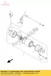 Ici, vous pouvez commander le cordon, démarreur auprès de Yamaha , avec le numéro de pièce 1RC818150000: