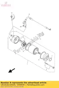 yamaha 1RC818150000 cord, starter motor - Bottom side