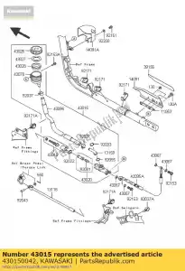 kawasaki 430150042 cylindre-assy-master, rr vn2000 - La partie au fond