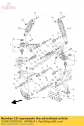 Ici, vous pouvez commander le amortisseur cul auprès de Yamaha , avec le numéro de pièce 5UHF33500100: